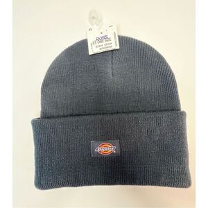 NWT Dickies Basic Black Stretchy Warm Beanie Style Hat